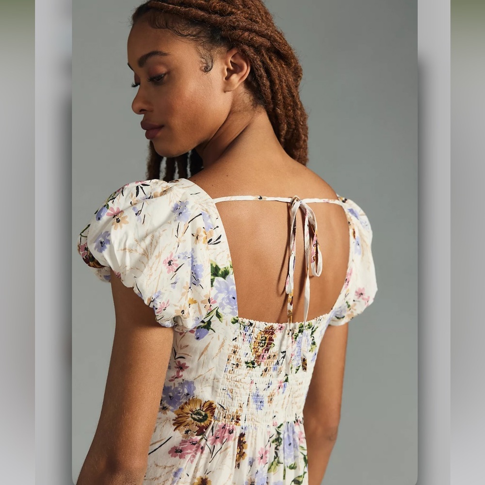 🌸BEAUTIFUL FLORAL CAP SLEEVE DRESS - Picture 9 of 11
